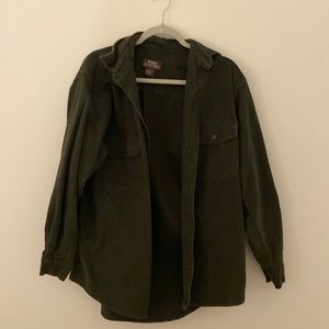 Moose creek heavy green flannel size large
